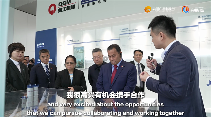 पायाभूत सुविधांचे भविष्य घडवण्यासाठी एकत्र काम करूया! मायक्रोनेशियाच्या उपाध्यक्षांनी QGM मशिनरीला भेट दिली