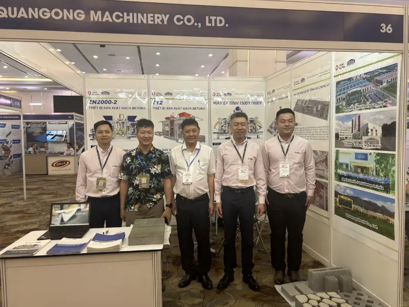 आग्नेय आशियाई पायाभूत सुविधांमध्ये आपला पाय रोवणे! Quangong Machinery Co., Ltd. 2026 च्या व्हिएतनाम काँक्रीट शोमध्ये चमकते